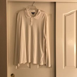 Men’s collared cream colored sweater